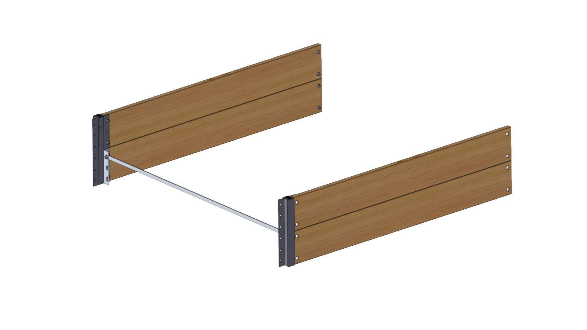 Forlængerbed   Sibirisk Lærk 30x120x120 Cm