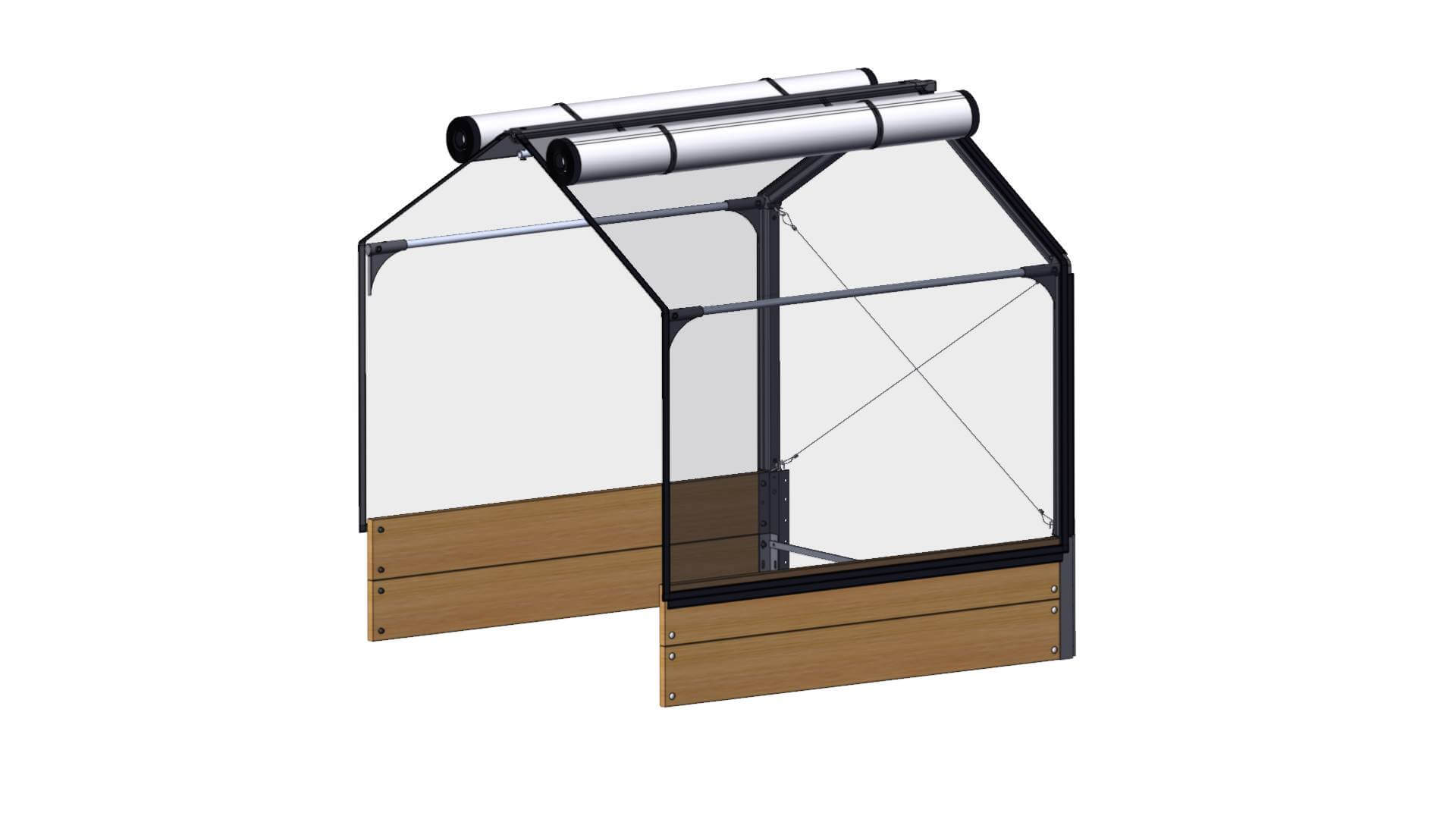 Forlængerbed Til Growcamp Sibirisk Lærk 30x120x120 Cm