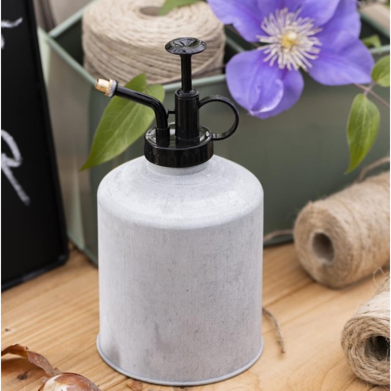 Forstøver Cylinder    Sort Top Og Zink Finish Ib Laursen 600 Ml
