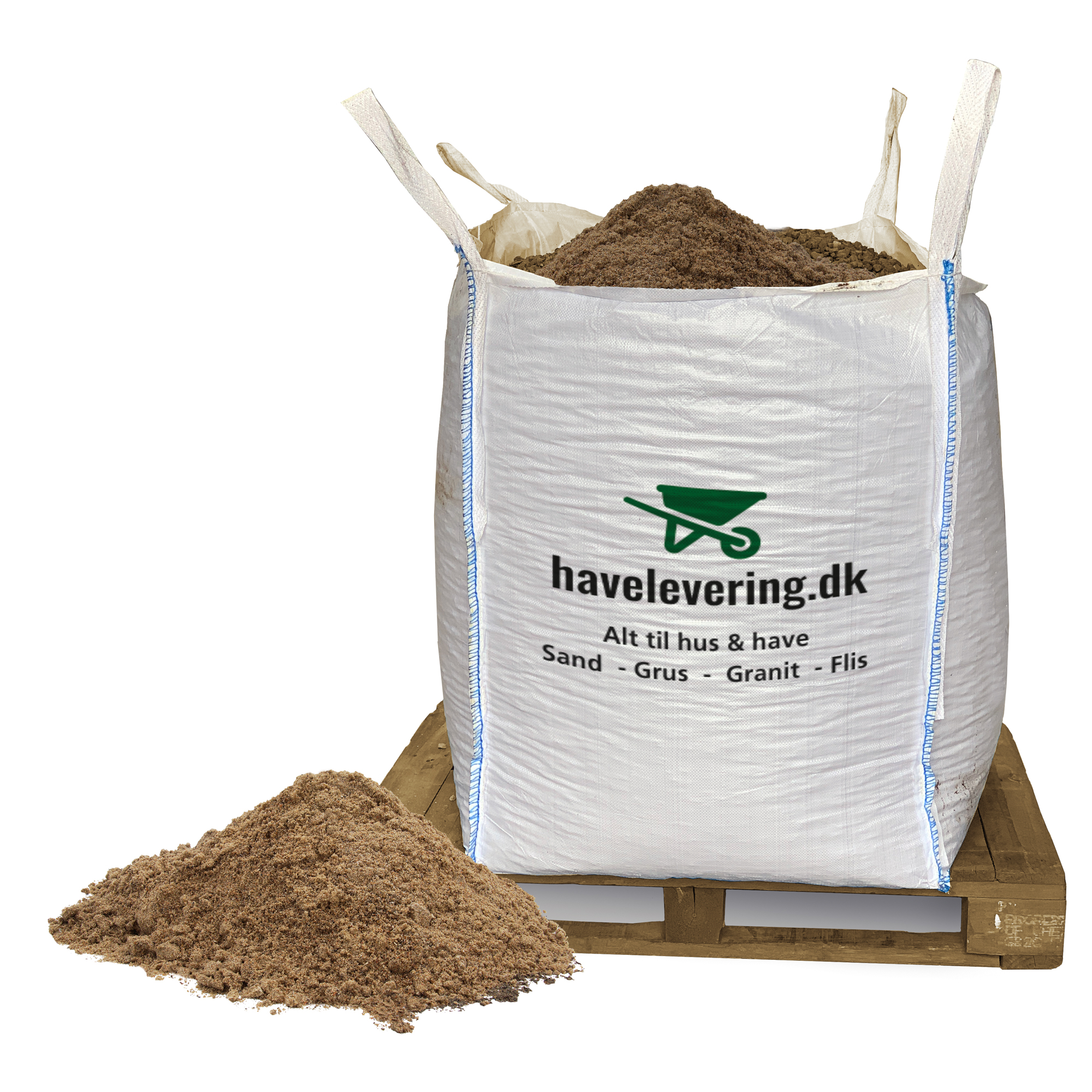 Fugesand   2mm Frit Leveret   Hele Danmark