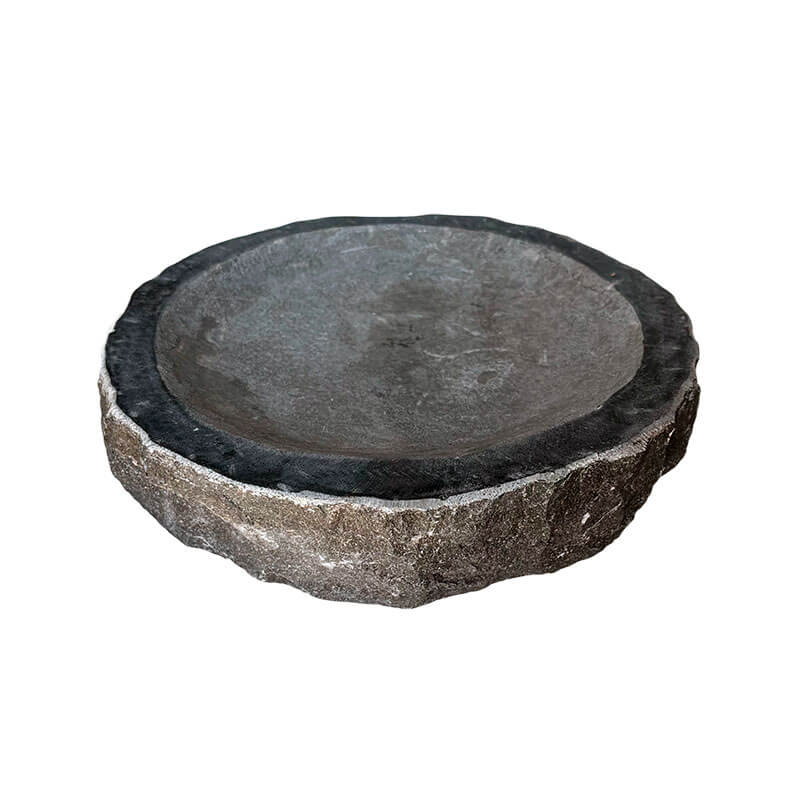 Fuglebad Mørk Granit ø30 Cm