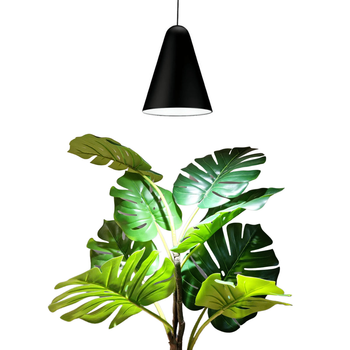 Fuld Spektrum Vækstlys Sort Pendel Med Led 35watt