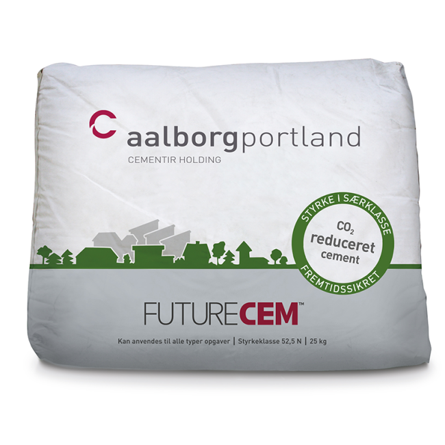Futurecem  Cement 52 5n  Co-reduceret Højstyrkecement  42   25 Kg  1050 Kg