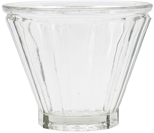 Fyrfads- Og Lysestage House Doctor Fren Håndlavet Klar Glas ø11 Cm H9 Cm