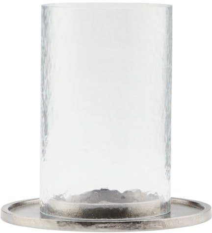 Fyrfadsstage House Doctor Cylo Antik Zink ø10   H15   Cm Aluminium Og Glas