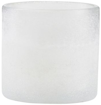 Fyrfadsstage House Doctor Mist Glas Hvid ø9 H11 Cm