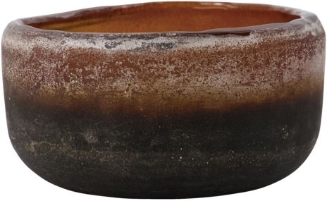 Fyrfadsstage House Doctor Pearl Genbrugsglas Brun ø9 H6 Cm