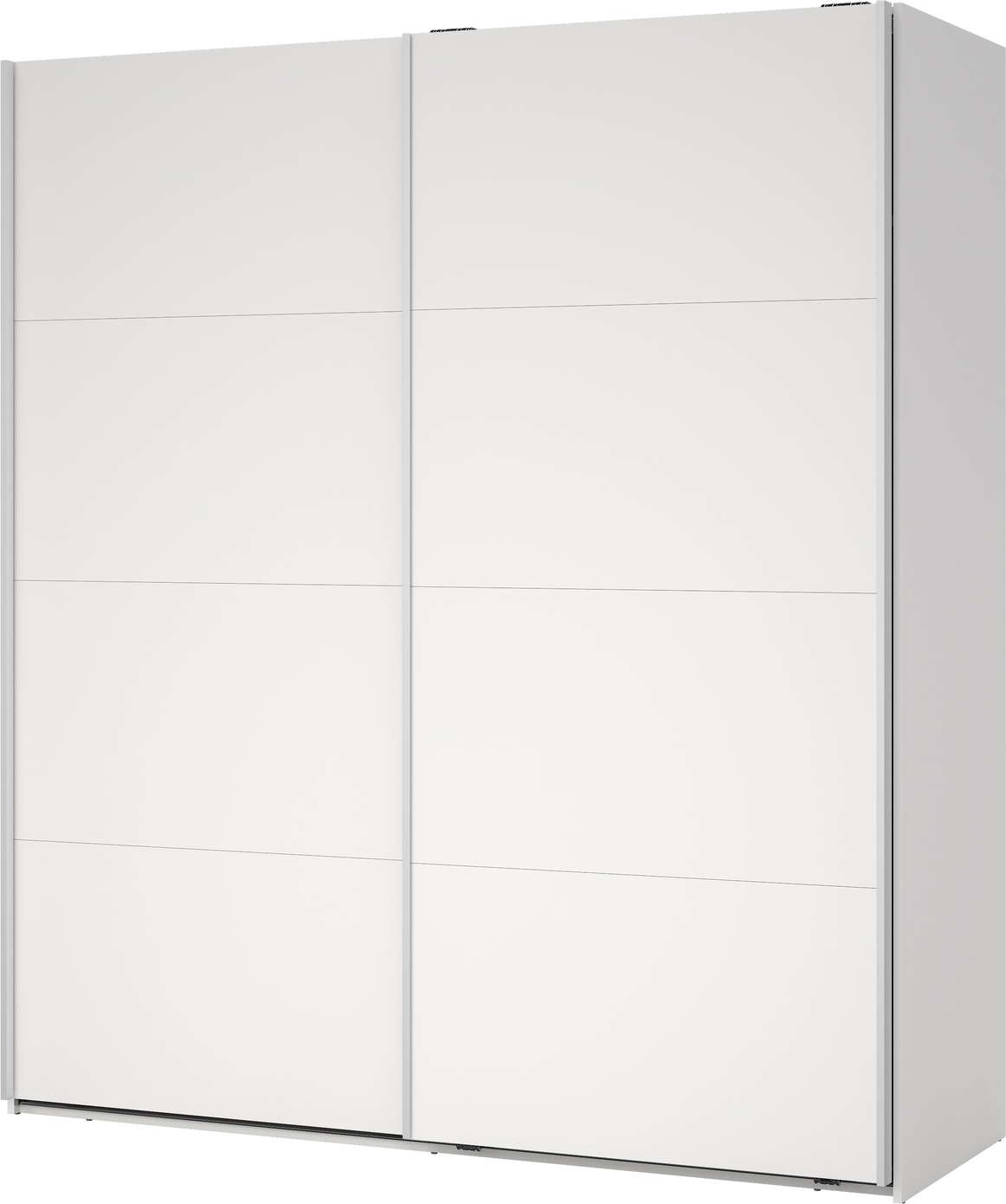 Garderobeskab Vesterholm Arden    Skydedøre  Hvid  H200xb178xd66 Cm  Dansk Produceret