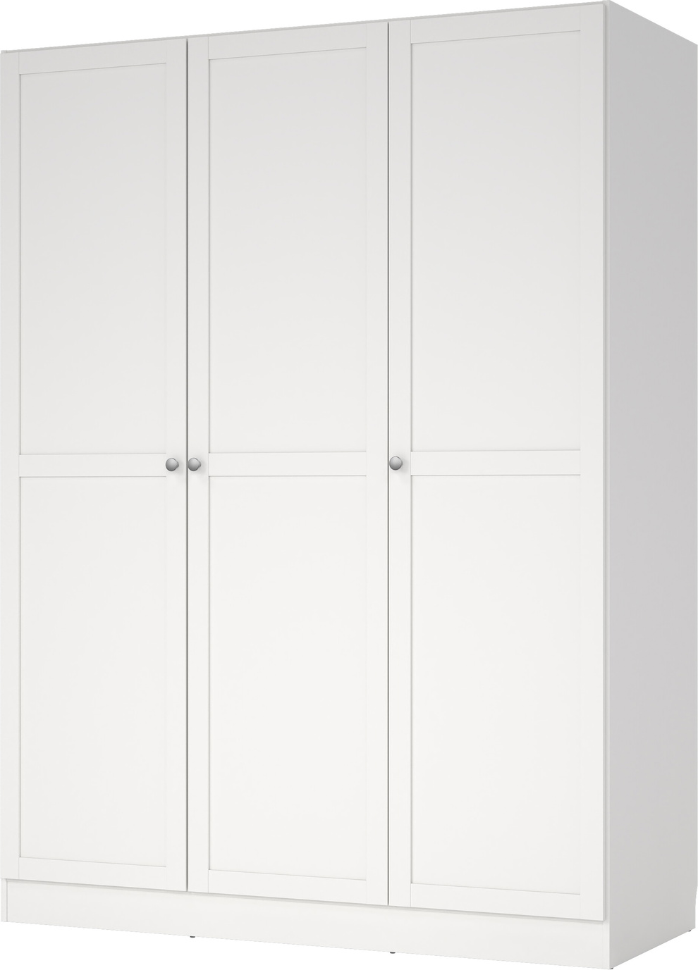 Garderobeskab Vesterholm Billund  -dørs  Hvid  H200   B147   D62 Cm  Fsc  Tøjstang   Justerbare Hylder