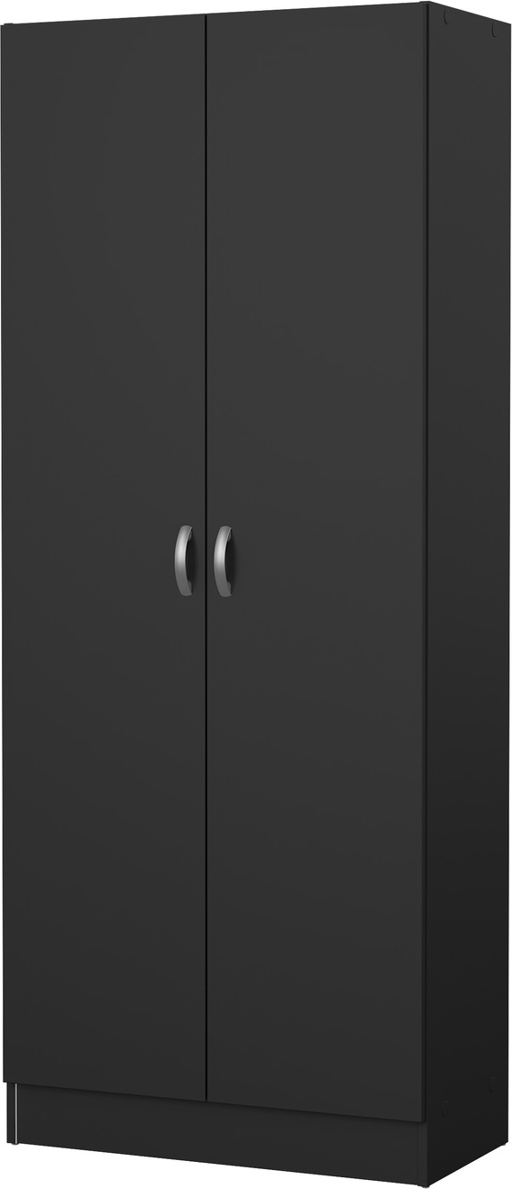 Garderobeskab Vesterholm Focus Matsort H170   B69   D35 Cm  Slankt Entréskab    Justerbare Hylder  Fsc-certificeret