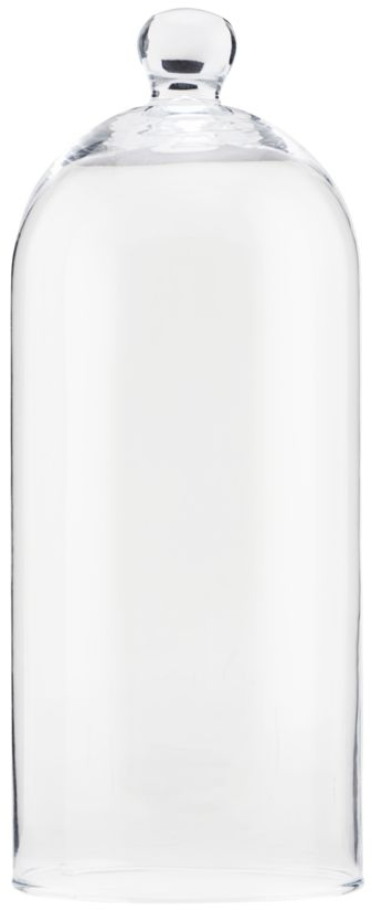 Glasklokke Meraki Domie ø12   H29 Cm   Elegant Displayboks   Klart Glas