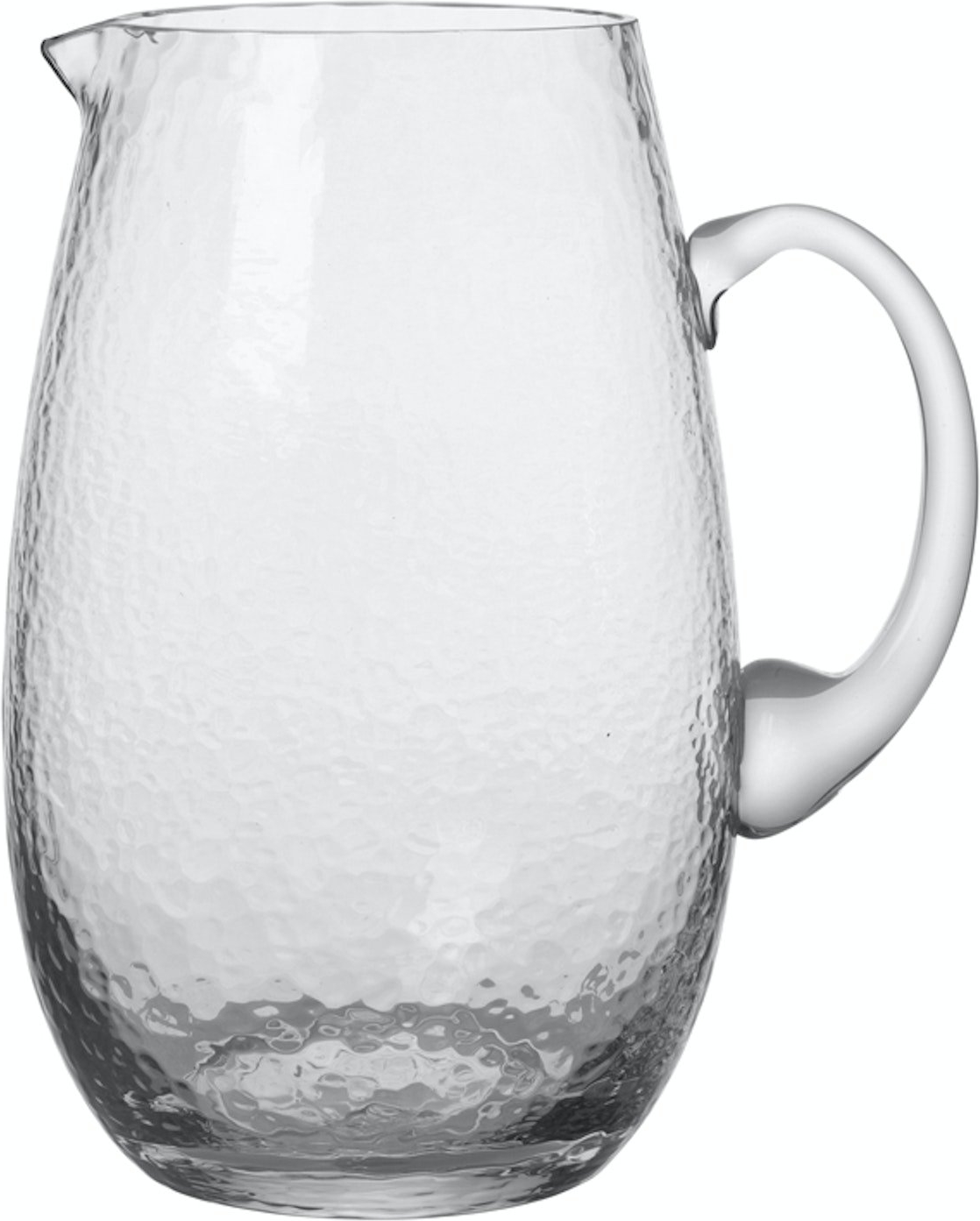 Elegant glas kande fra Broste Copenhagen – Hammered 200 cl