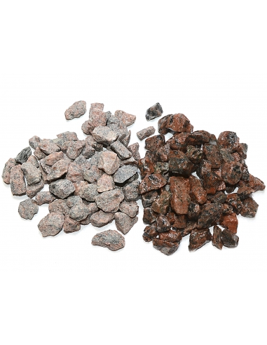 Granitskærver Rød Sort   16 Mm Big Bag Ca  1000 Kg