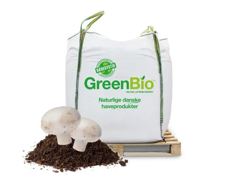 Greenbio Champignonmuld 1000l Bigbag Frit Leveret   Hele Dk