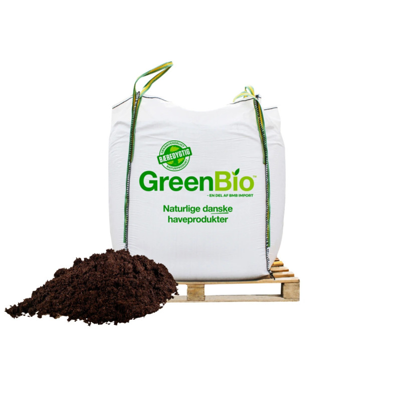 Greenbio Fibergødning Bigbag 1000 Liter