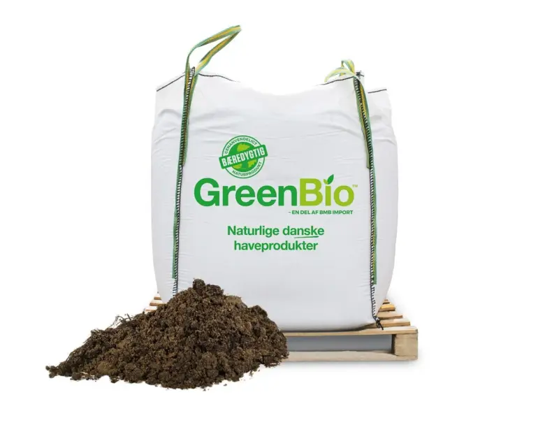 Greenbio Rosenjord 1000l Bigbag Frit Leveret   Hele Dk