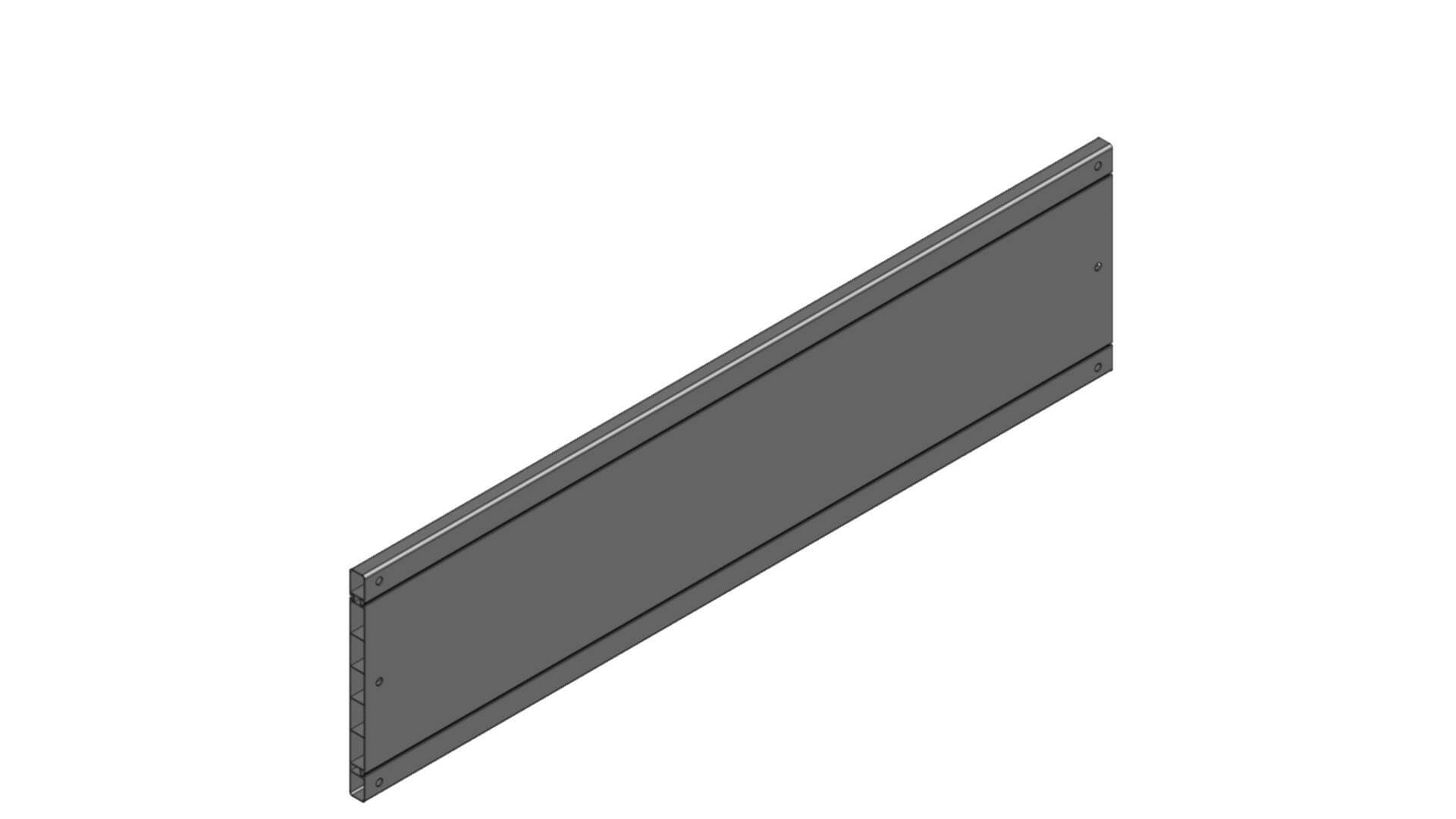 Growcamp UV-beskyttet PVC Planke til Højbed 300x25x1140 mm
