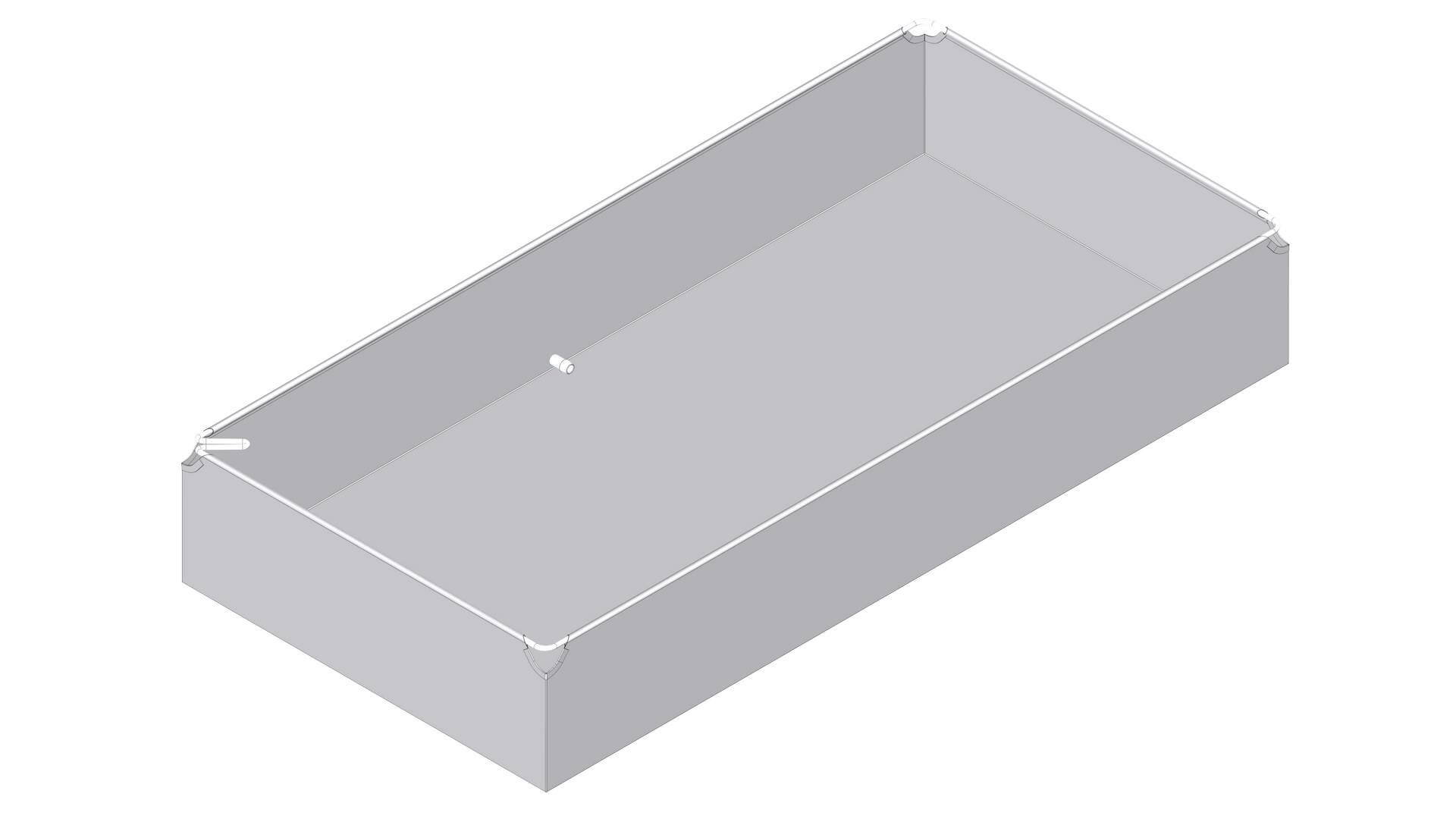 Growwater Gummipose 80x120 Cm