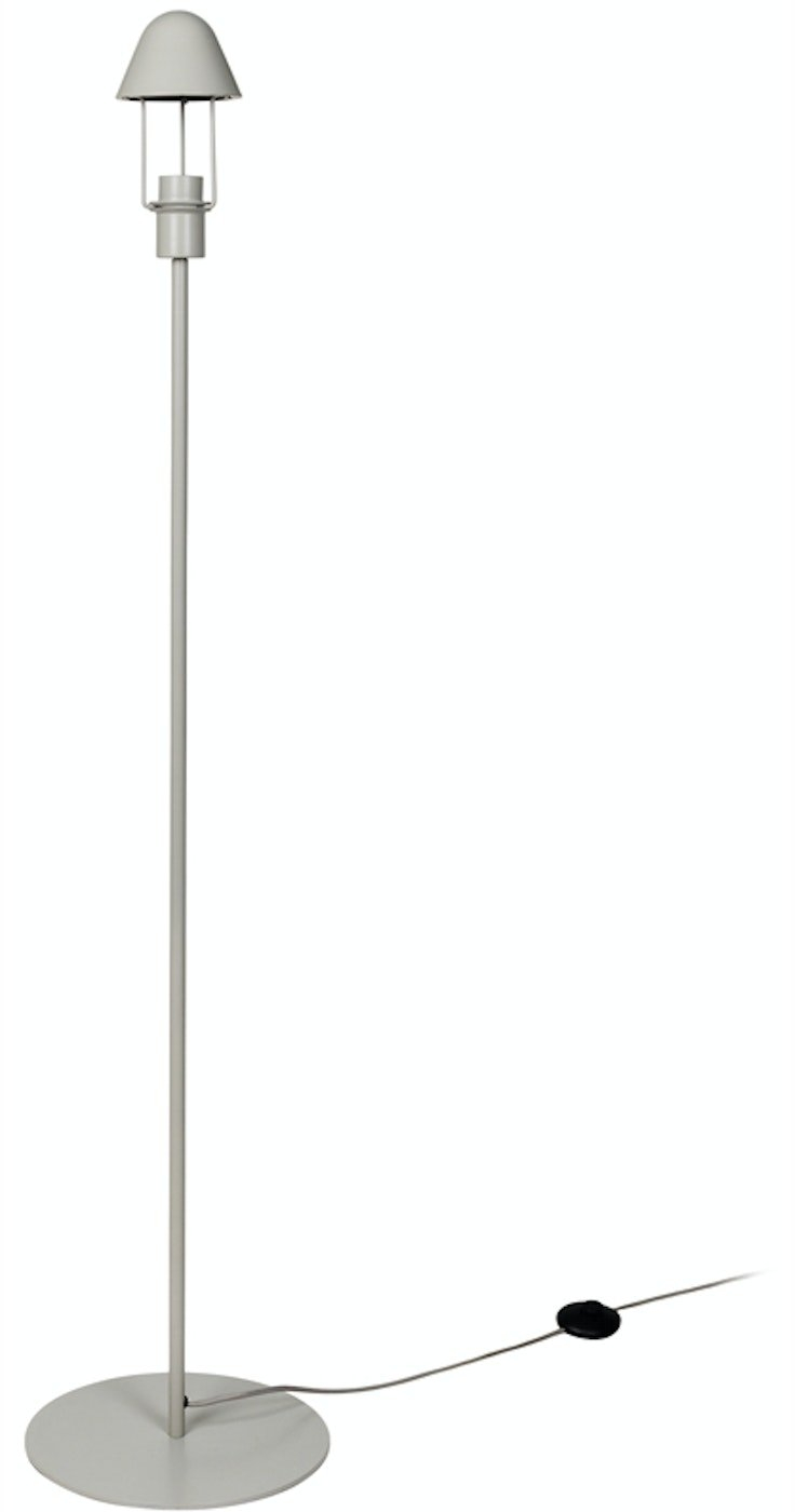 Elegant Gulvlampe Gine i Grå Metal fra Broste Copenhagen