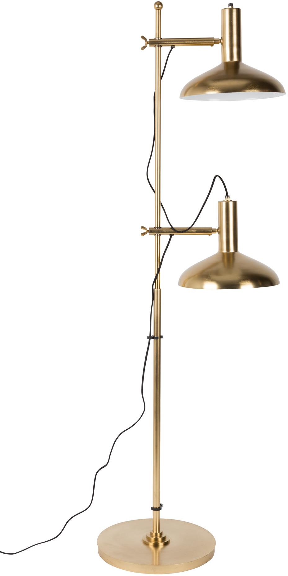 Gulvlampe Dutchbone Karish Standerlampe   Jern Mørk Sand H160 Cm Vipbar E27