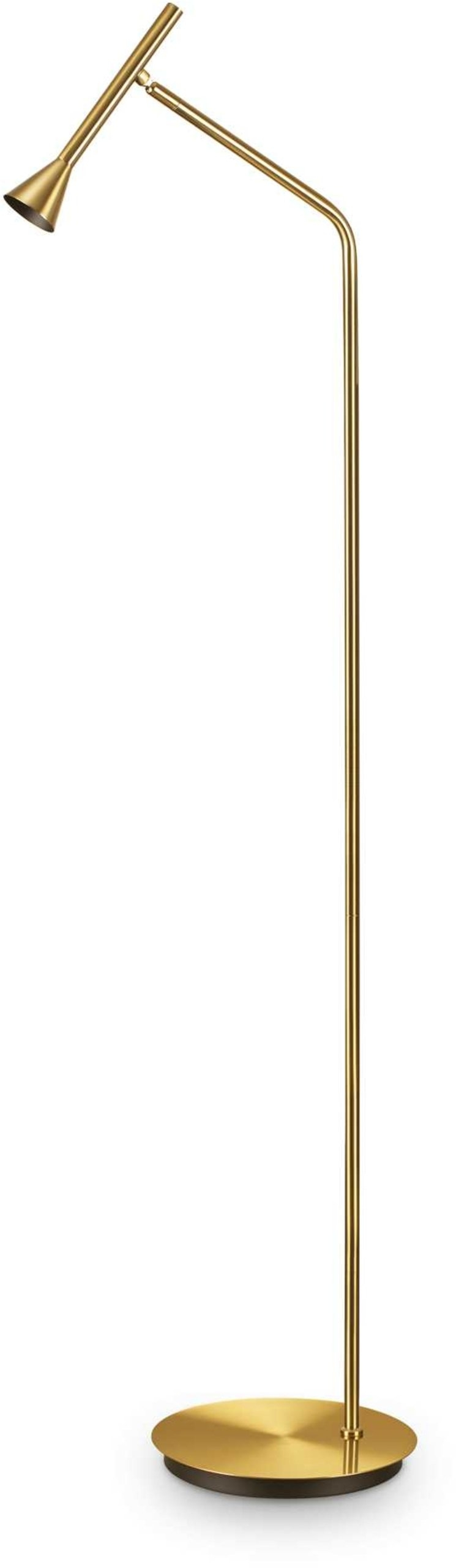 Elegant Gulvlampe i Messingmetal med LED - Ideal Lux Diesis