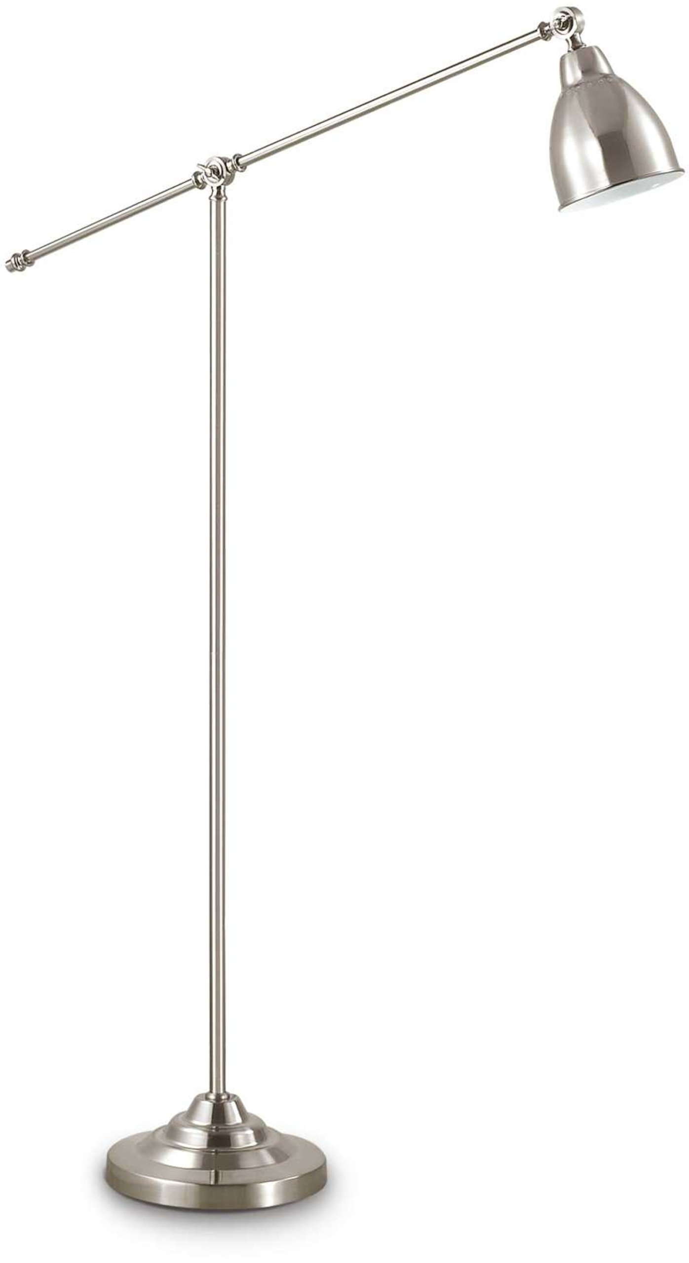 Gulvlampe Ideal Lux Newton Nikkel ø26   H150 Cm