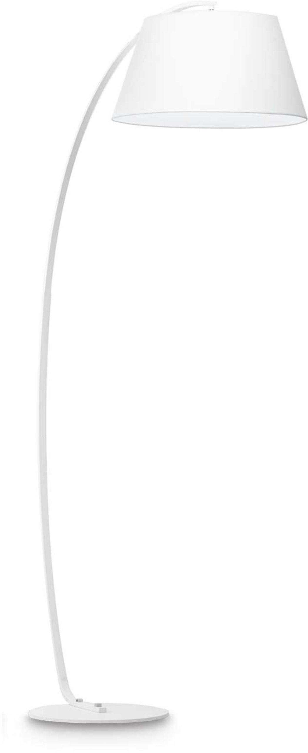 Elegant Hvid Gulvlampe fra Ideal Lux - Stilsikker Belysning