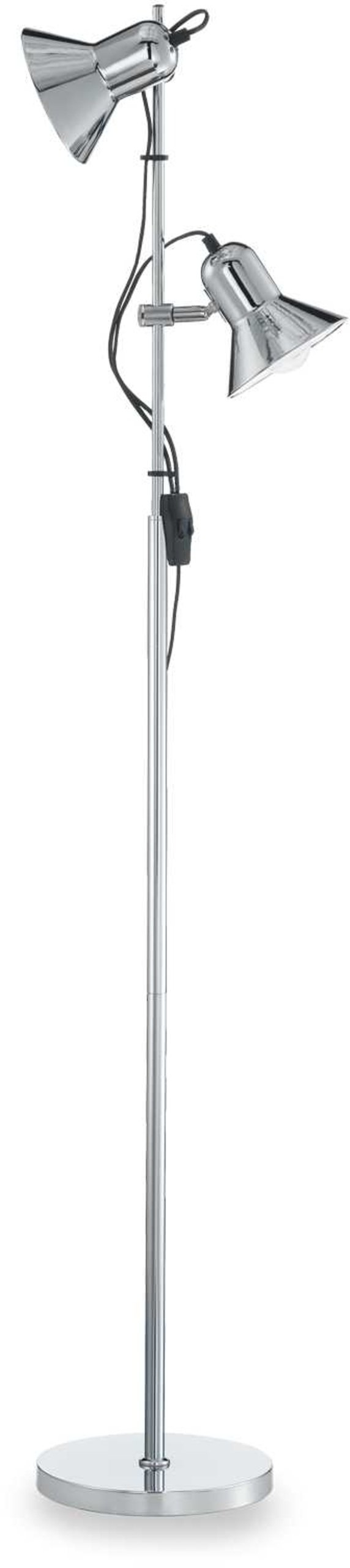 Elegant Standerlampe Ideal Lux Polly Krom – Stilfuld Belysning