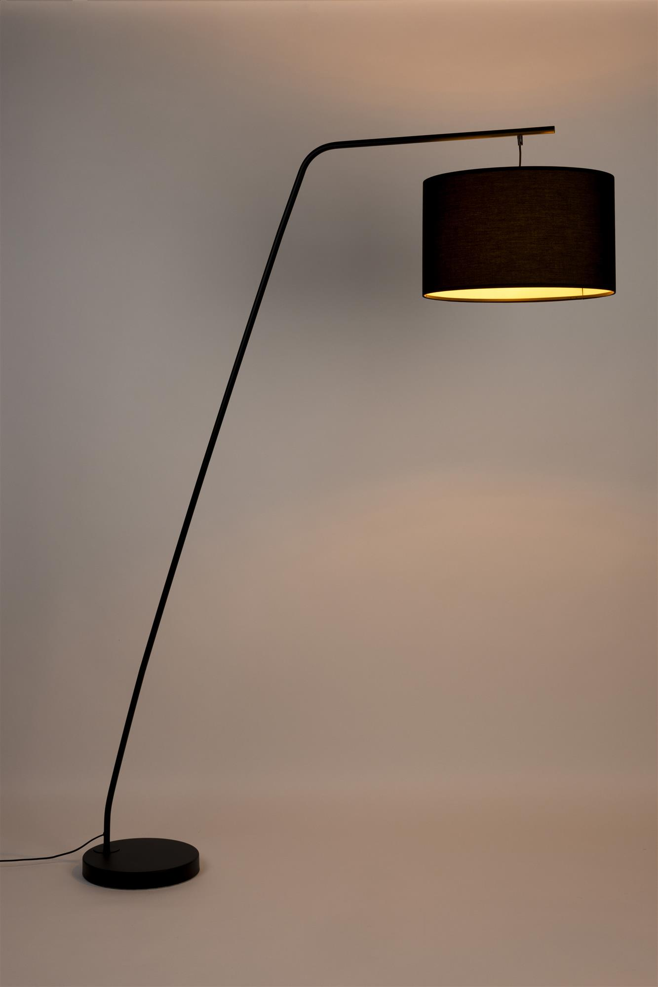 Gulvlampe Studio White Martine Standlampe Stengrå Metal H220 Cm