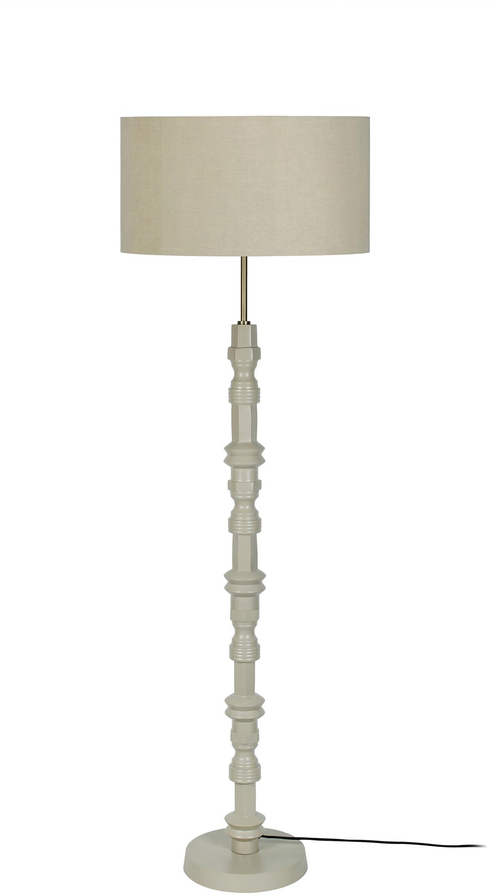 Elegant Lysgrå Gulvlampe Zuiver Totem – Stilfuld Belysning