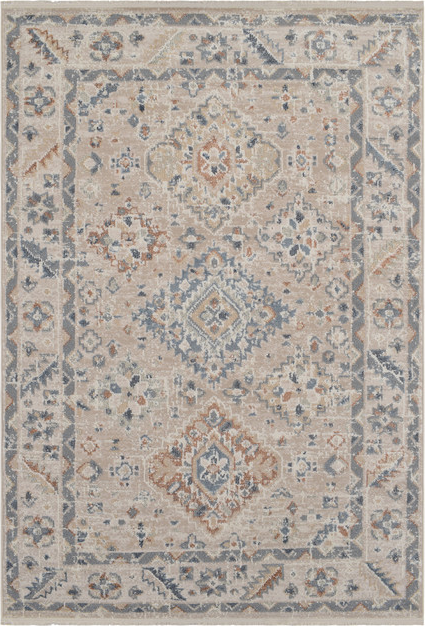 Gulvløber Loomery Savannah 230ã 60 Cm Grøn Mørkeblå Polyester   Cm Luv Skridsikker Bagside