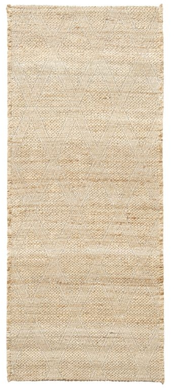 Stilfuldt Gulvtæppe i Nude Jute fra House Doctor 100x240 cm