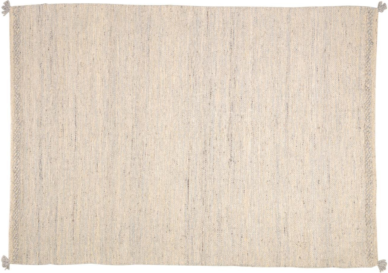 Gulvtæppe Kave Home Carime 160x230 Cm  Beige  Uld Bomuld Polyester