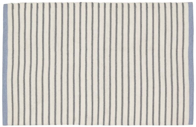 Gulvtæppe Kave Home Catiana Grå 60x90 Cm   Nordisk Miljøvenligt Genbrugstæppe   Pet-fibre  Indendørs Udendørs