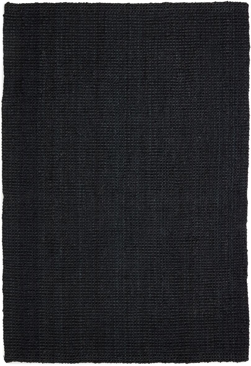 Gulvtæppe Kave Home Madelin 160x230 Cm Sort 100 Naturlige Fibre Med Shearling-effekt