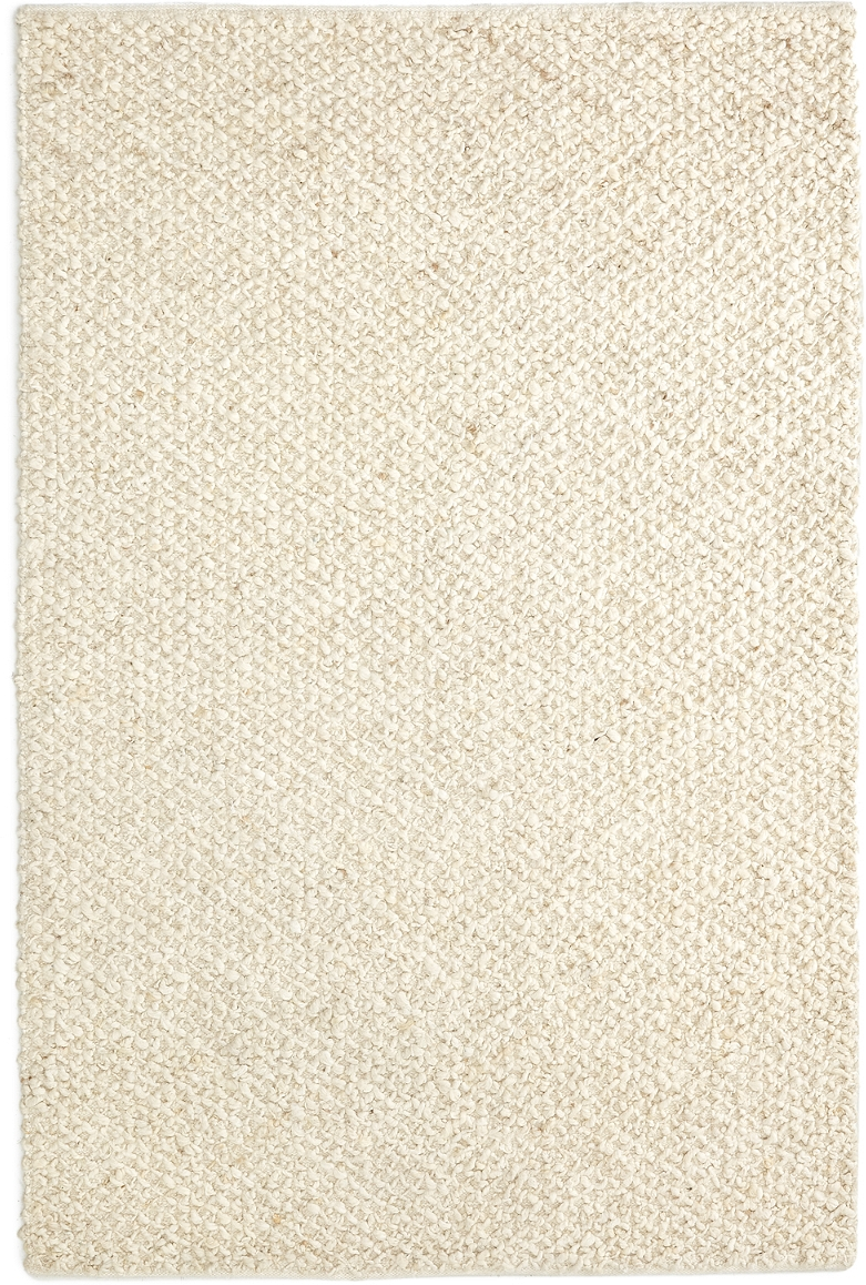 Gulvtæppe Kave Home Miray 160 230 Cm Hvidt Håndvævet 100 Naturmateriale Rustik Kolonial