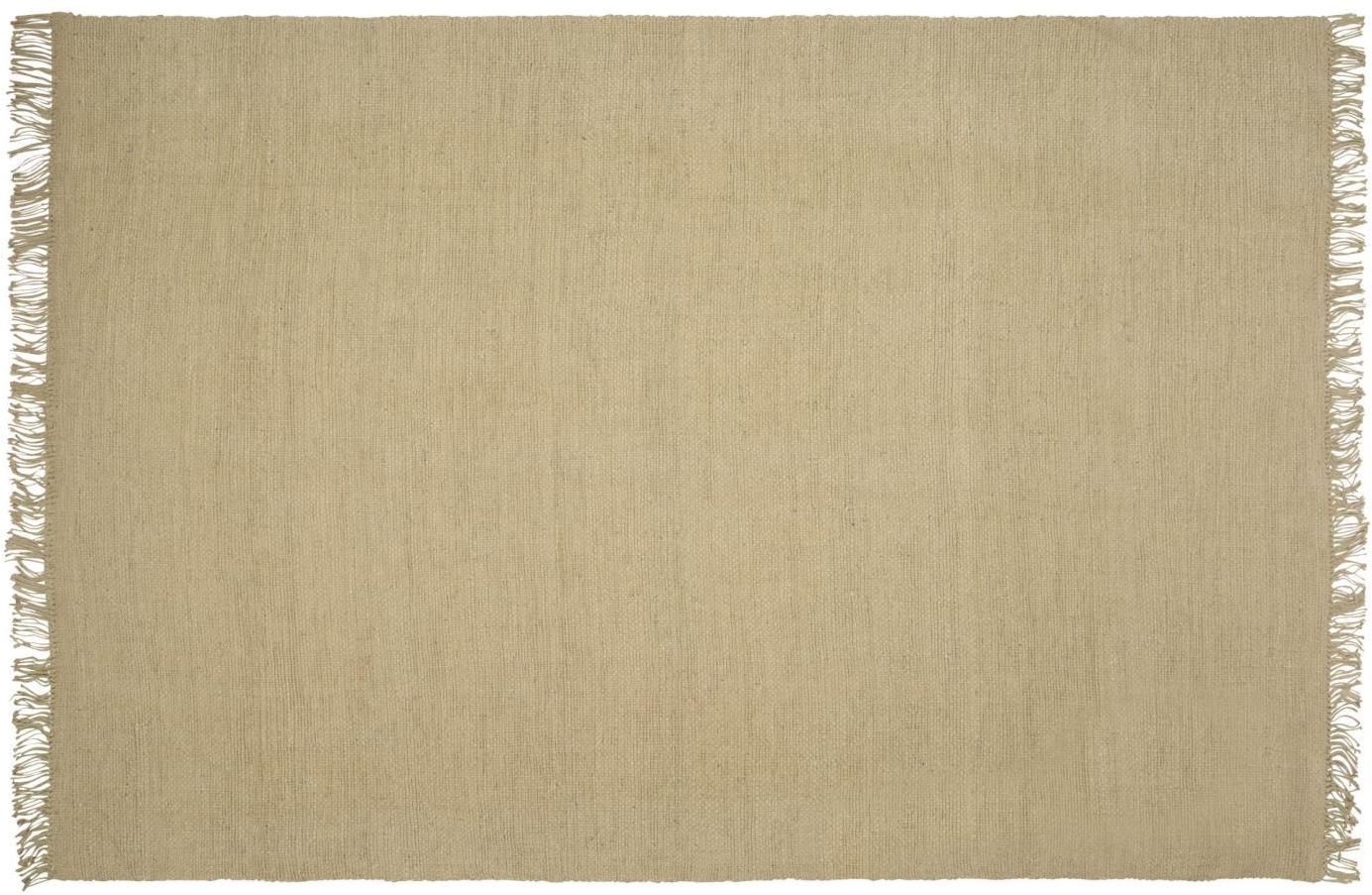 Gulvtæppe Kave Home Siria 200x300 Cm 100 Naturlig Jute Beige Rustik Kolonial