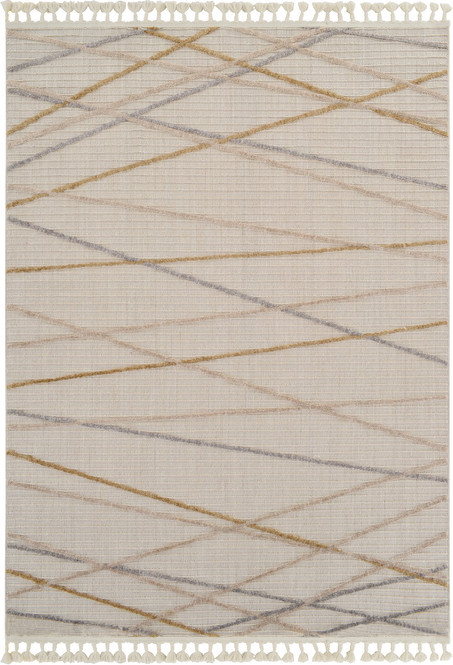 Gulvtæppe Loomery Capo 200x290 cm - Elfenben Beige Stilfuldt
