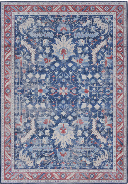 Gulvtæppe Loomery Fenix 80x150 Cm Flerfarvet Fløjlsgarn