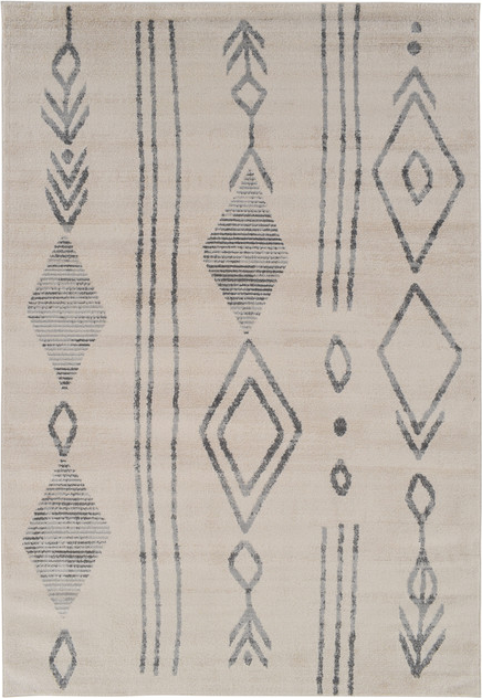 Loomery Firenze Gulvtæppe 120x170 cm - Elfenben Beige Mønster