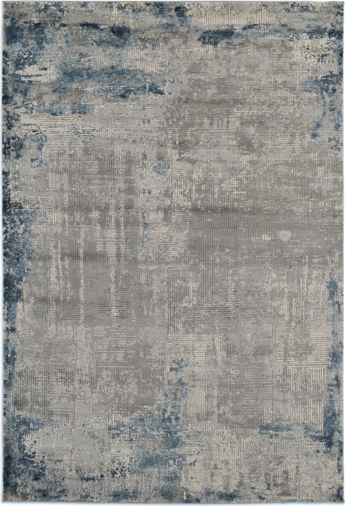 Gulvtæppe Loomery Invista 200x290 Cm Cm Luv Gråblåt Tonet Mønster Polyester