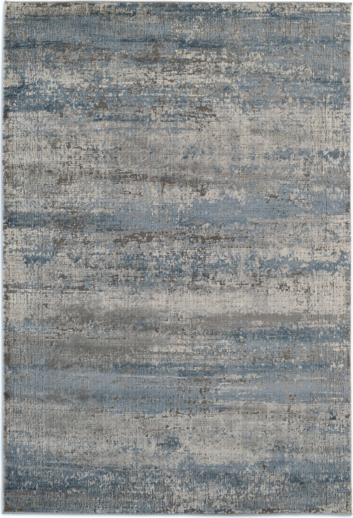 Gulvtæppe Loomery Invista 80x150 Cm Grå Blå Meleret