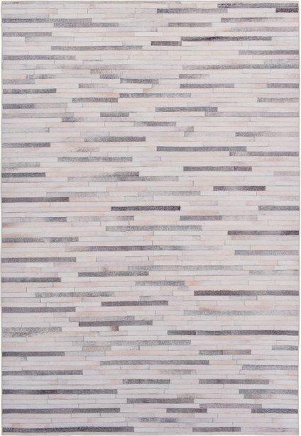 Gulvtæppe Loomery Nova Dots 80ã 150 Cm Grå Polyester Patchworkmønster