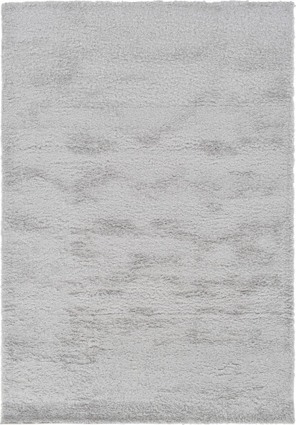Gulvtæppe Loomery Parma 170ã 120 Cm Polyester Heatset Frise Shaggy Sølv