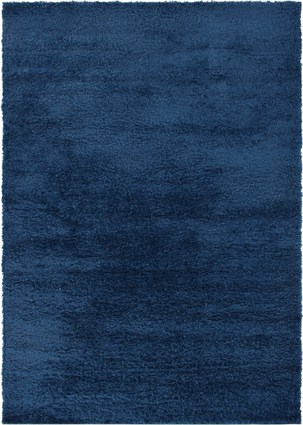 Gulvtæppe Loomery Parma Marineblå Frise-shaggy 160   230 Cm Polyester