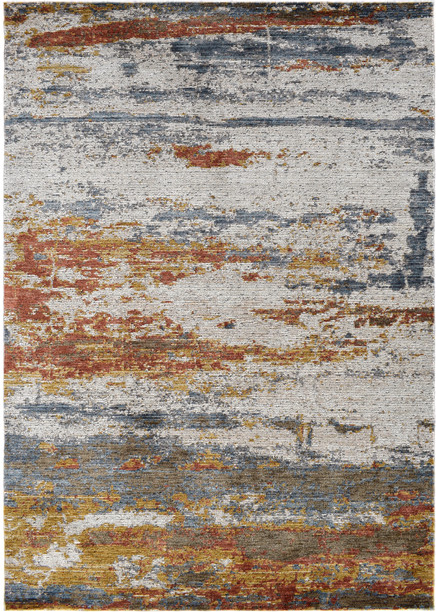 Gulvtæppe Loomery Troye 200ã 290 Cm Flerfarvet Terracotta Polyester