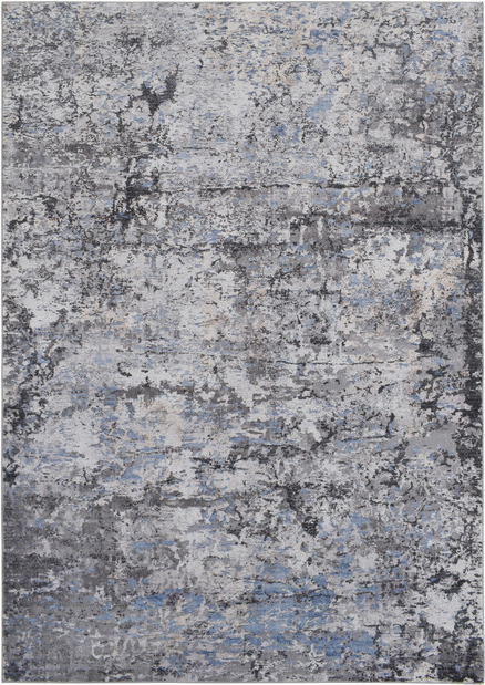 Gulvtæppe Loomery Visco 60x230 Cm Flerfarvet Beige Abstrakt Mønster Polyester Anti-slip Vaskbart