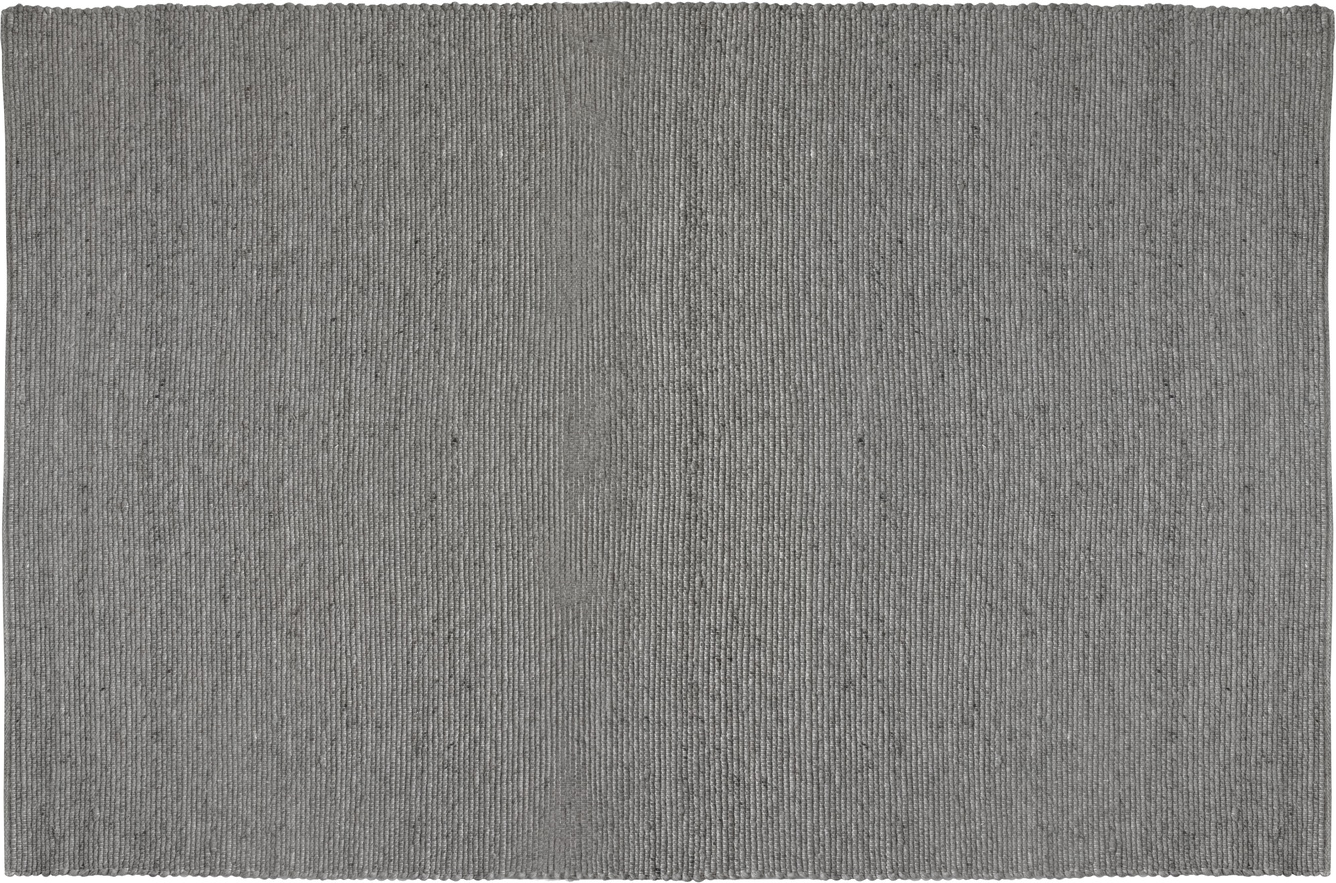 Håndvævet Grå Uldtæppe 200x290 cm - Rowico Auckland