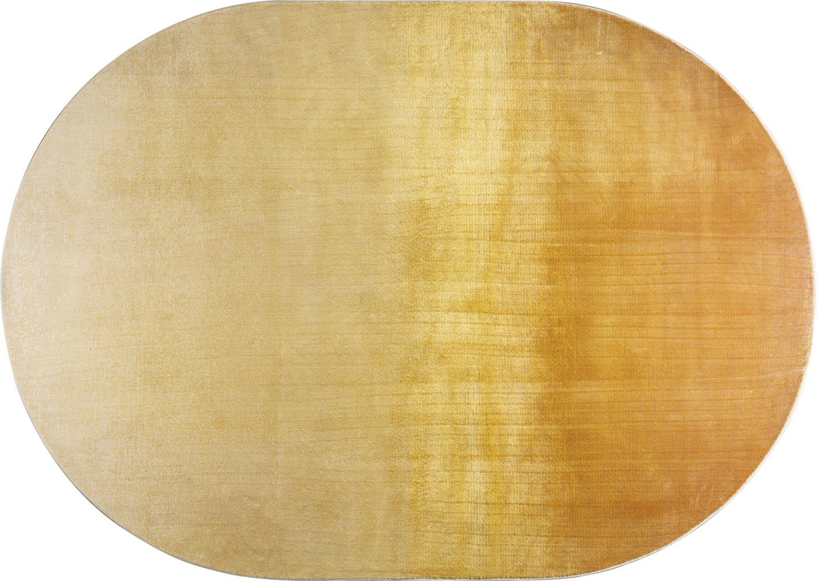 Oval Gulvtæppe Zuiver Sunset 160x230 cm i Naturdesign