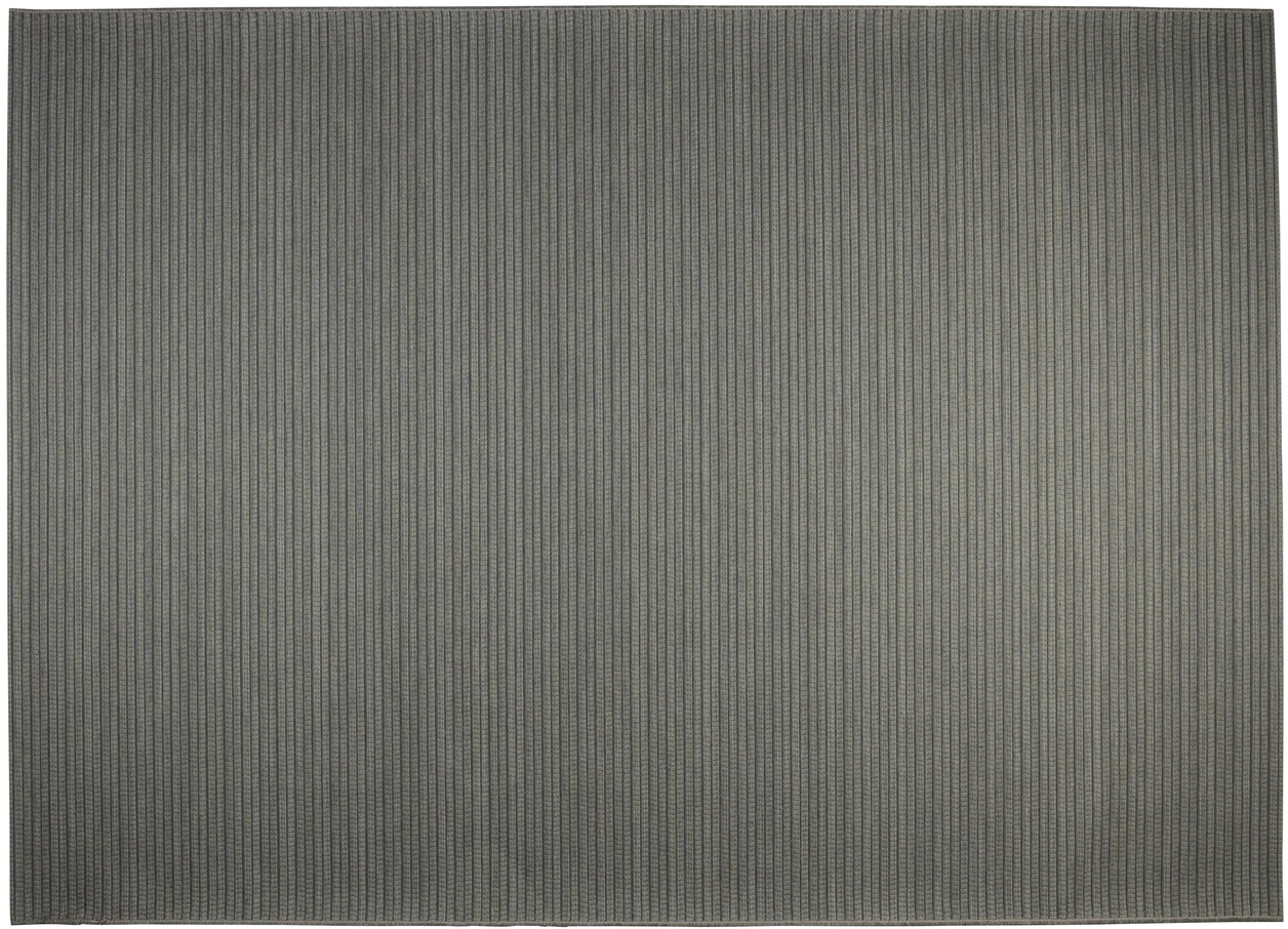 Elegant mørkegrå Zuiver Waves gulvtæppe 200x300 cm
